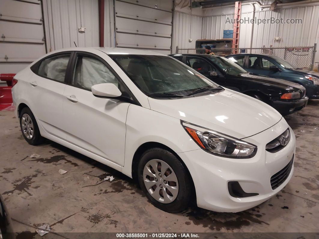 2016 Hyundai Accent Se White vin: KMHCT4AE2GU999158