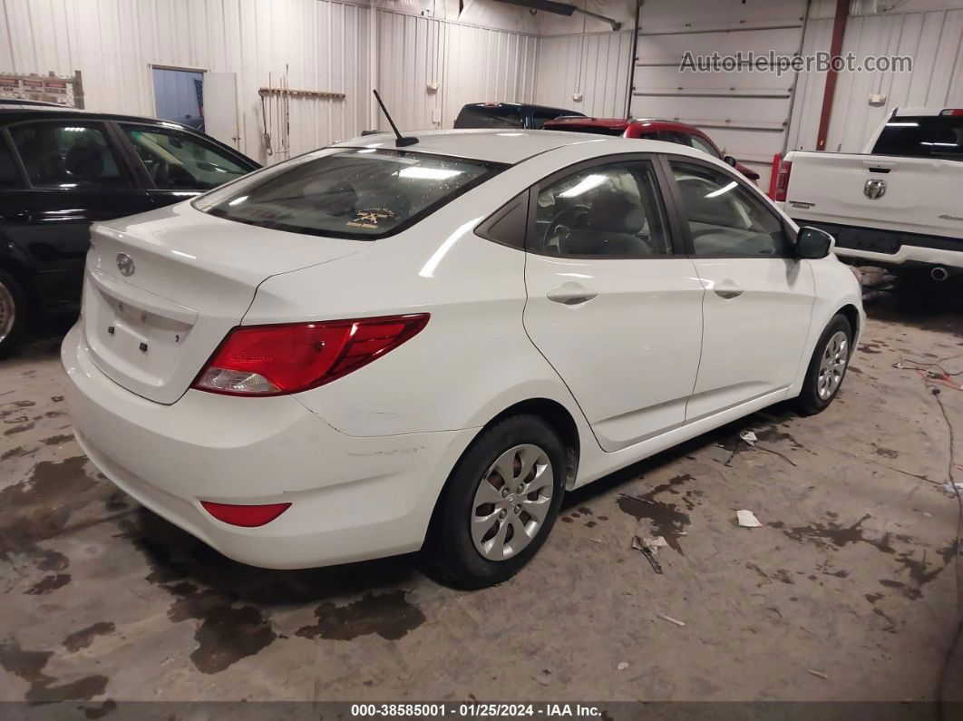 2016 Hyundai Accent Se White vin: KMHCT4AE2GU999158