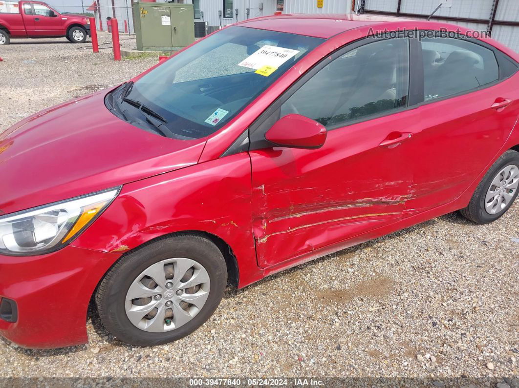 2017 Hyundai Accent Se Red vin: KMHCT4AE2HU194164