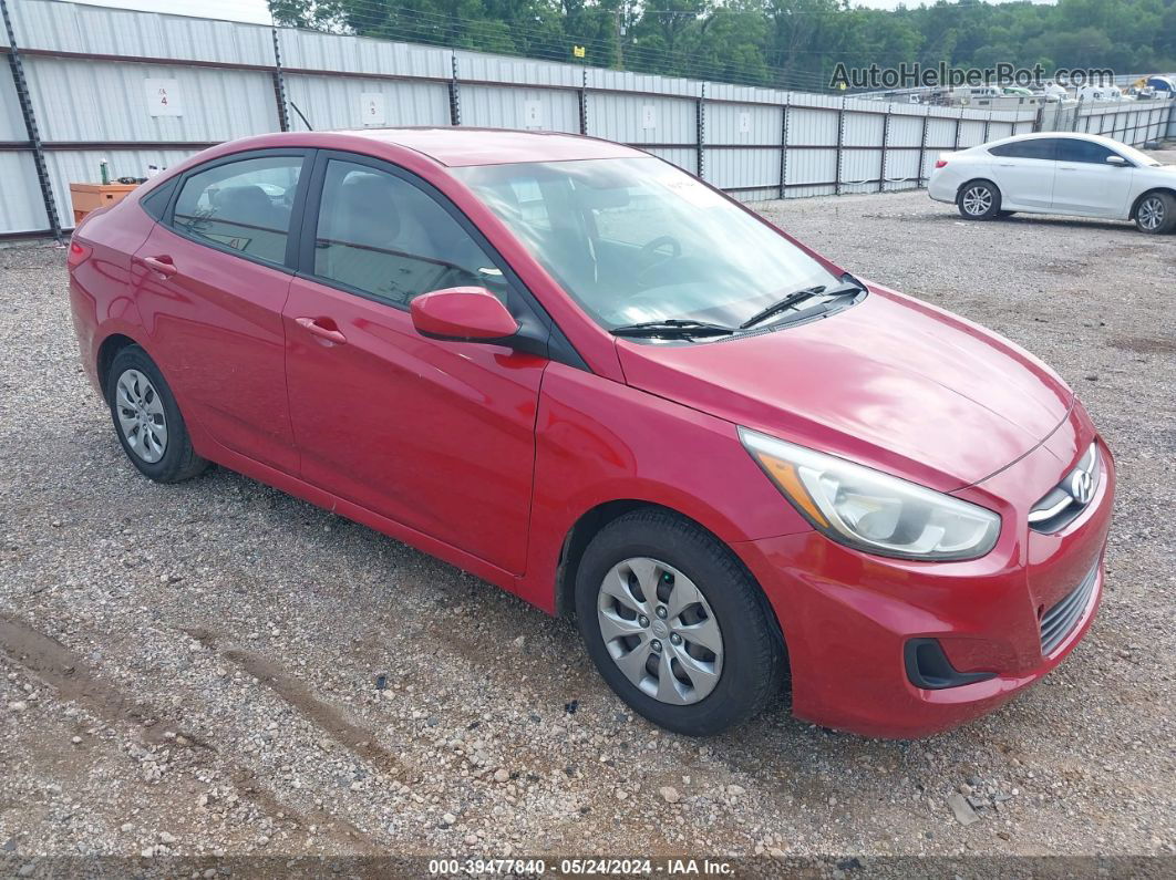 2017 Hyundai Accent Se Red vin: KMHCT4AE2HU194164