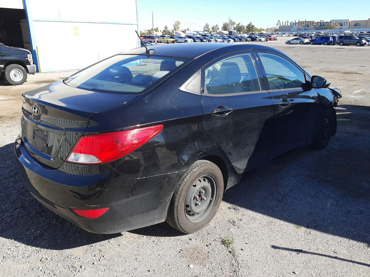 2017 Hyundai Accent Se Black vin: KMHCT4AE2HU217006