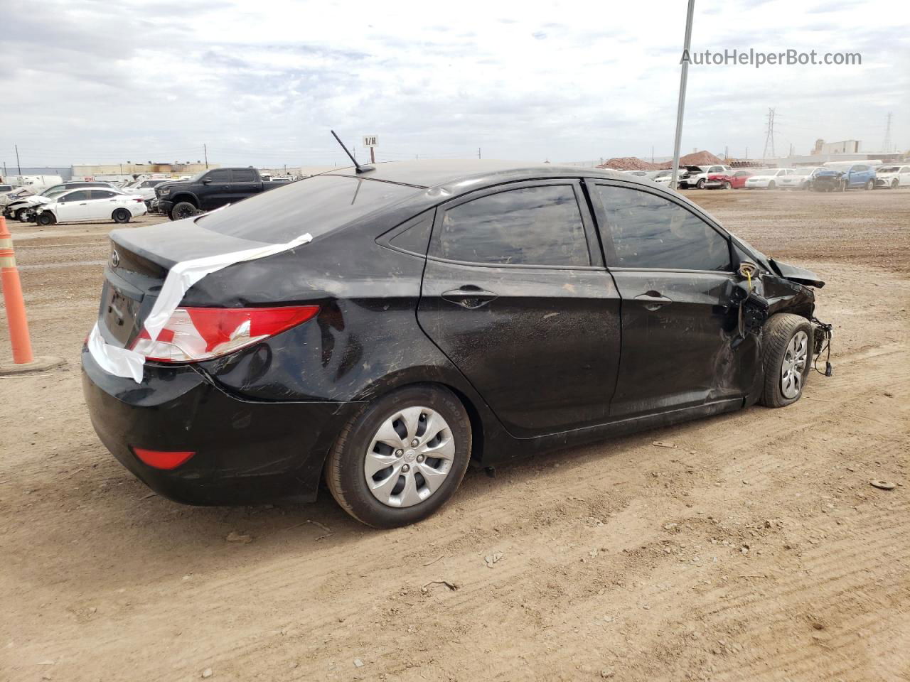 2017 Hyundai Accent Se Black vin: KMHCT4AE2HU221413