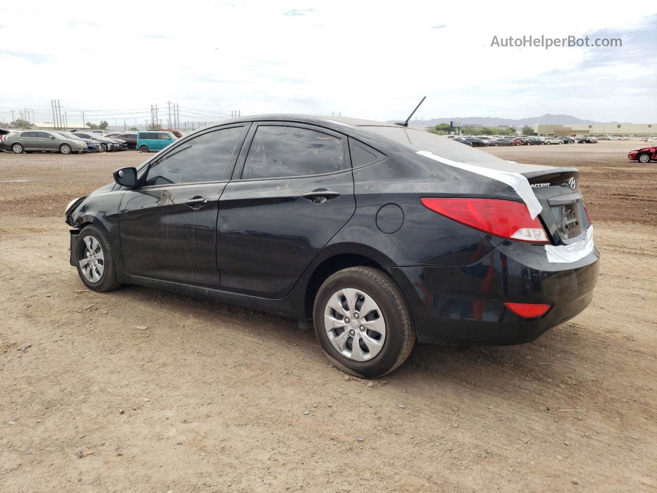 2017 Hyundai Accent Se Black vin: KMHCT4AE2HU221413