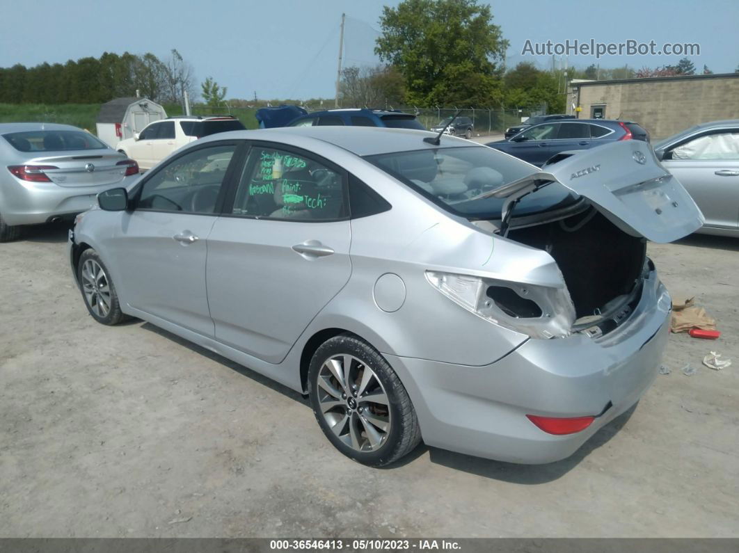 2017 Hyundai Accent Value Edition Silver vin: KMHCT4AE2HU280056