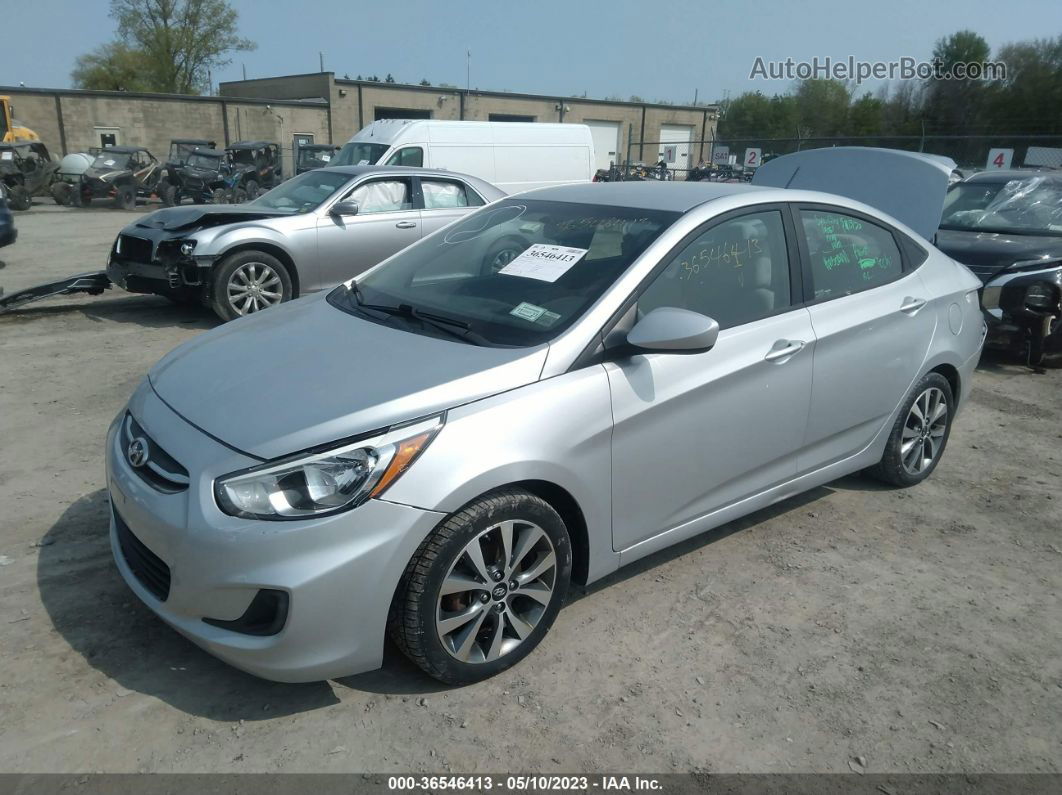 2017 Hyundai Accent Value Edition Silver vin: KMHCT4AE2HU280056