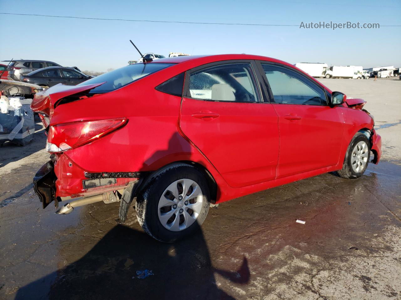 2017 Hyundai Accent Se Burgundy vin: KMHCT4AE2HU281305