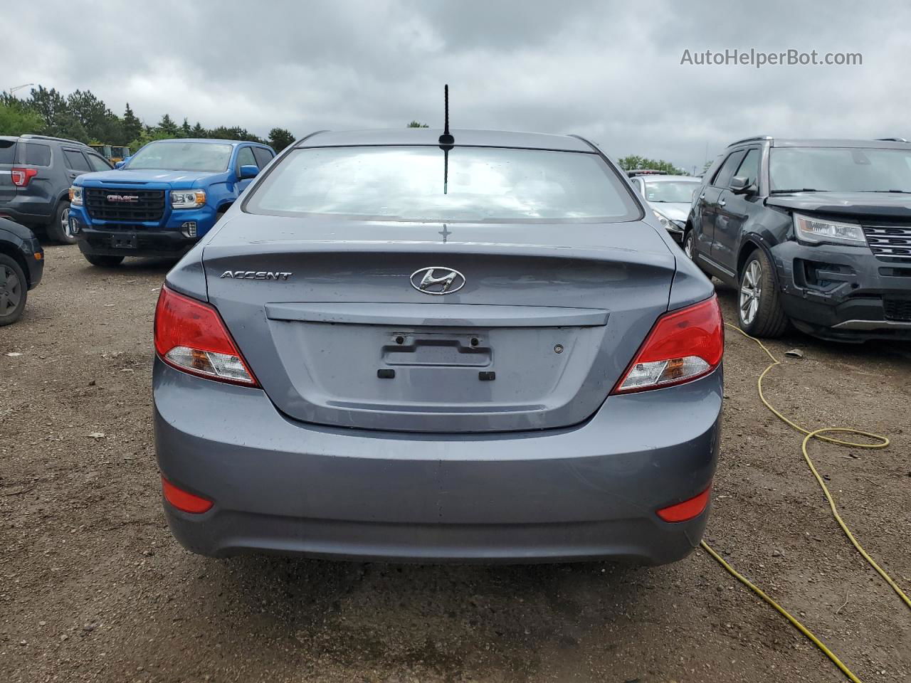 2017 Hyundai Accent Se Gray vin: KMHCT4AE2HU329434