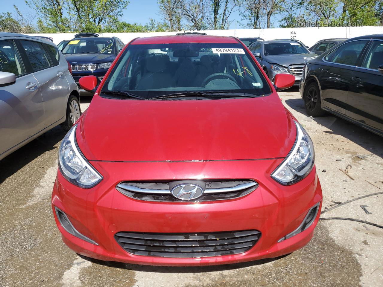 2017 Hyundai Accent Se Red vin: KMHCT4AE2HU340272