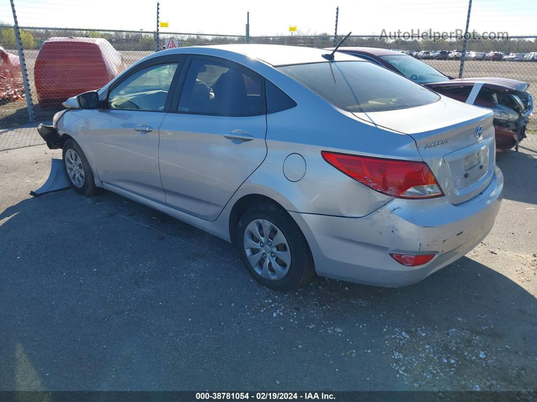 2017 Hyundai Accent Se Silver vin: KMHCT4AE2HU346279