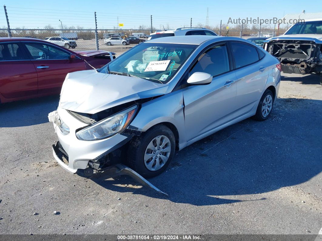 2017 Hyundai Accent Se Silver vin: KMHCT4AE2HU346279