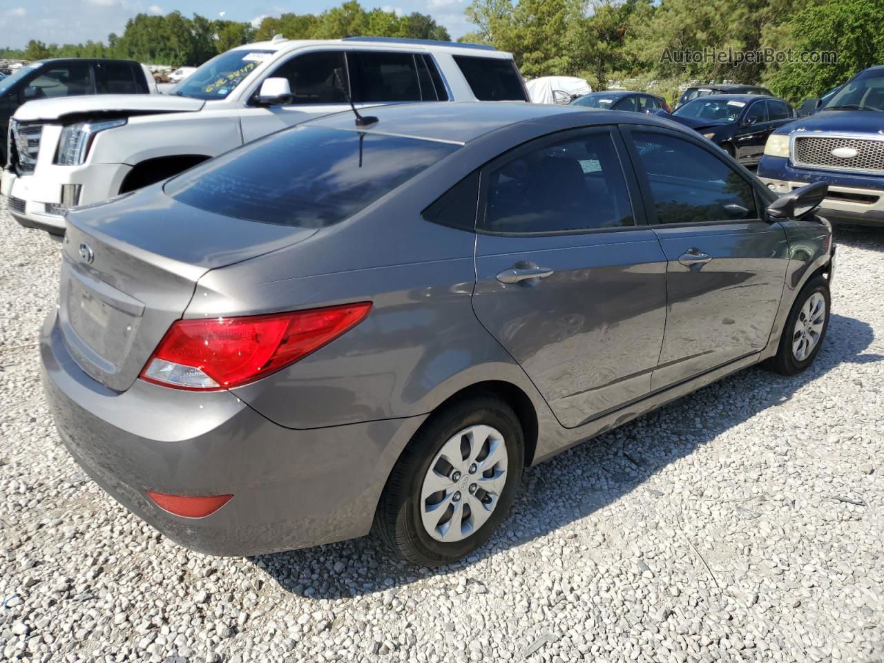 2017 Hyundai Accent Se Gray vin: KMHCT4AE2HU365608