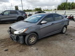 2013 Hyundai Accent Gls Gray vin: KMHCT4AE3DU467655