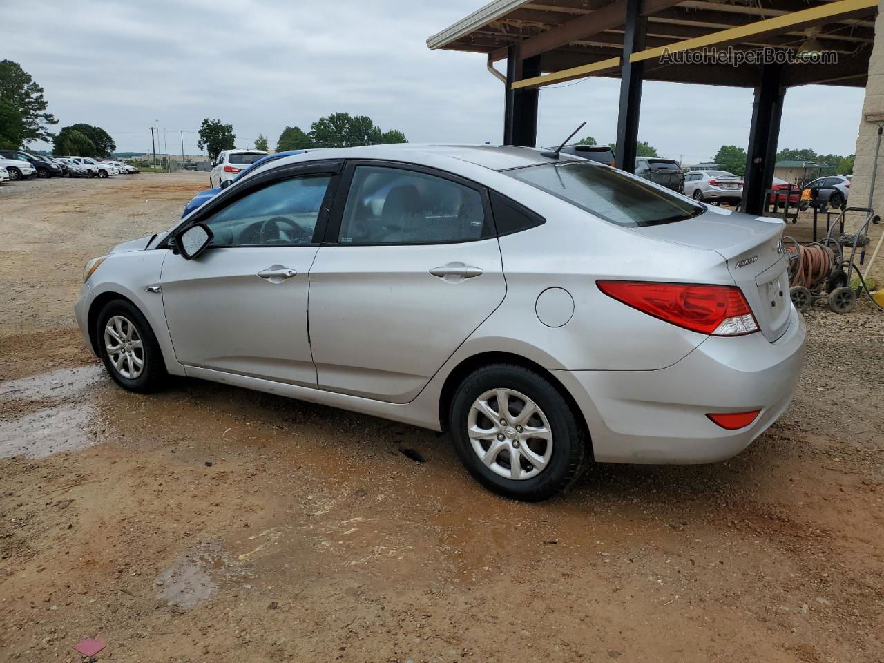 2013 Hyundai Accent Gls Silver vin: KMHCT4AE3DU501755