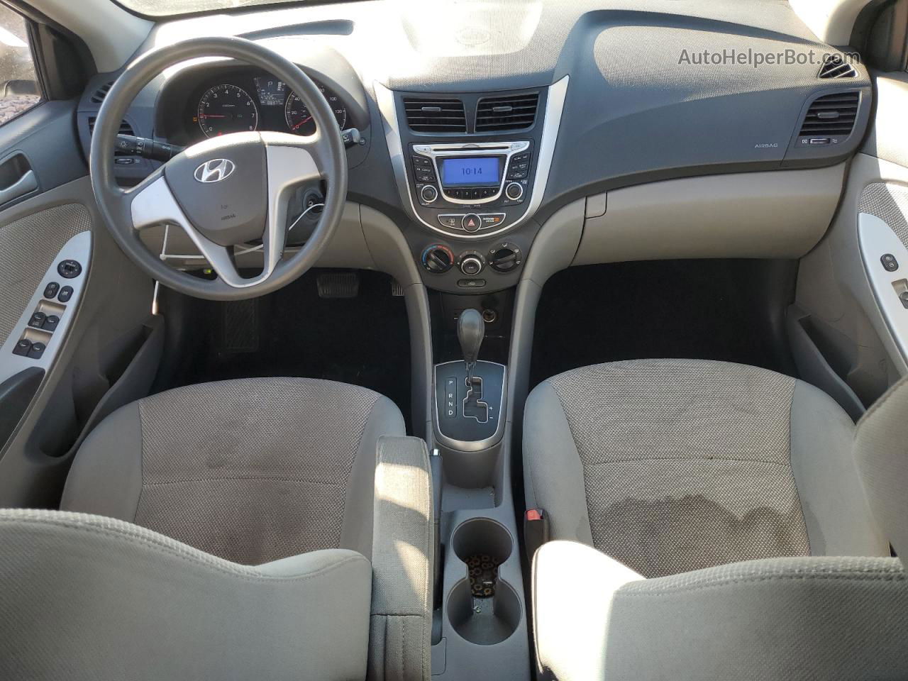 2013 Hyundai Accent Gls Silver vin: KMHCT4AE3DU542712