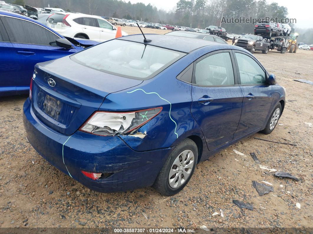 2015 Hyundai Accent Gls Blue vin: KMHCT4AE3FU793300