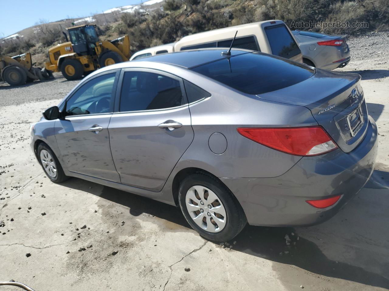 2015 Hyundai Accent Gls Gray vin: KMHCT4AE3FU796925