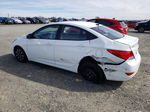 2015 Hyundai Accent Gls White vin: KMHCT4AE3FU803310