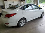 2015 Hyundai Accent Gls White vin: KMHCT4AE3FU808135