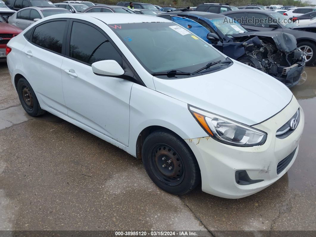 2015 Hyundai Accent Gls Белый vin: KMHCT4AE3FU820849