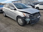 2015 Hyundai Accent Gls Silver vin: KMHCT4AE3FU824948