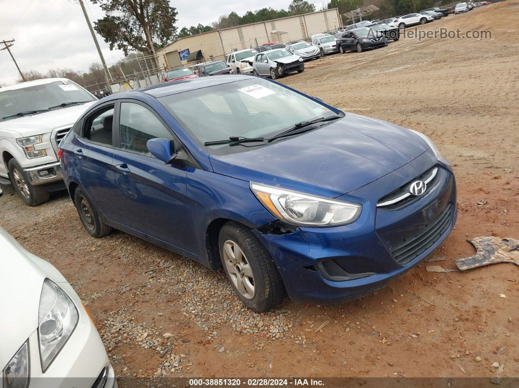 2015 Hyundai Accent Gls Blue vin: KMHCT4AE3FU831155