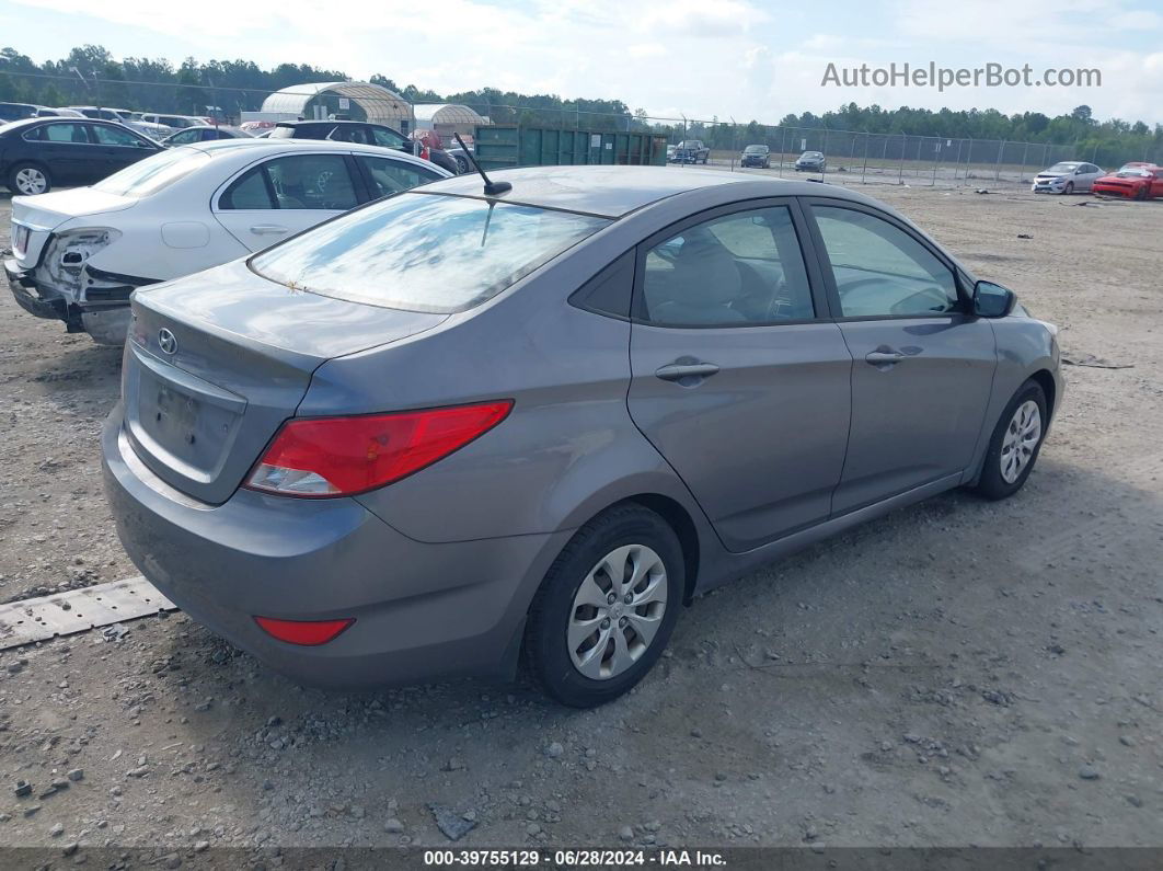 2015 Hyundai Accent Gls Серый vin: KMHCT4AE3FU846111