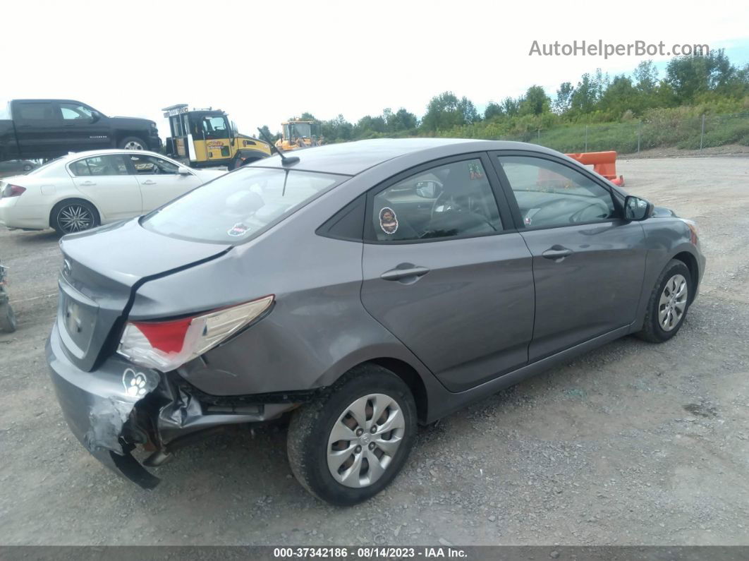 2015 Hyundai Accent Gls Gray vin: KMHCT4AE3FU850031