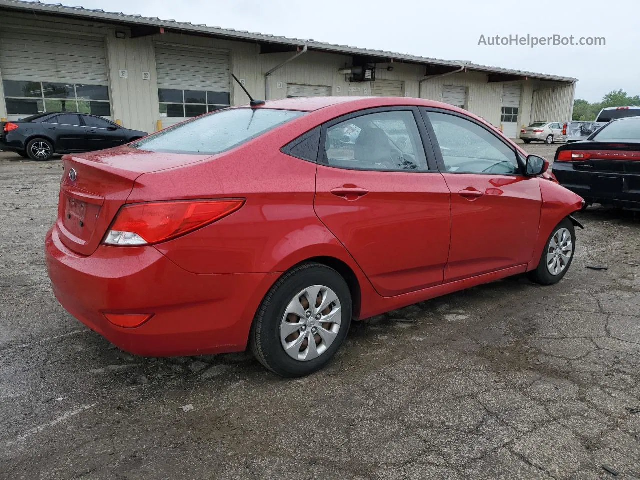 2015 Hyundai Accent Gls Red vin: KMHCT4AE3FU857786