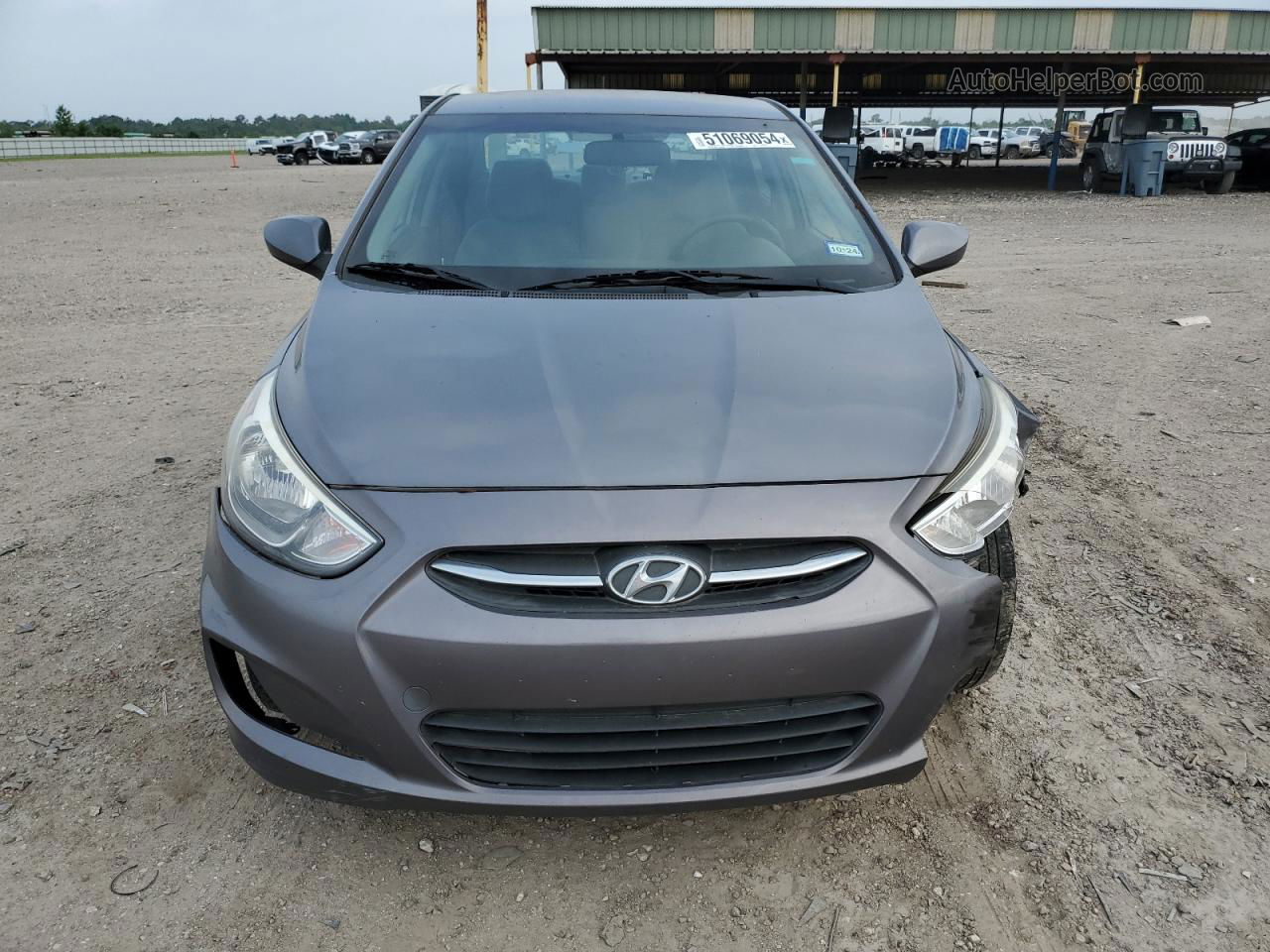 2015 Hyundai Accent Gls Gray vin: KMHCT4AE3FU914651