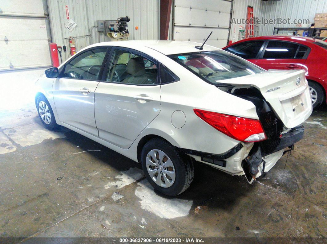 2015 Hyundai Accent Gls White vin: KMHCT4AE3FU933507