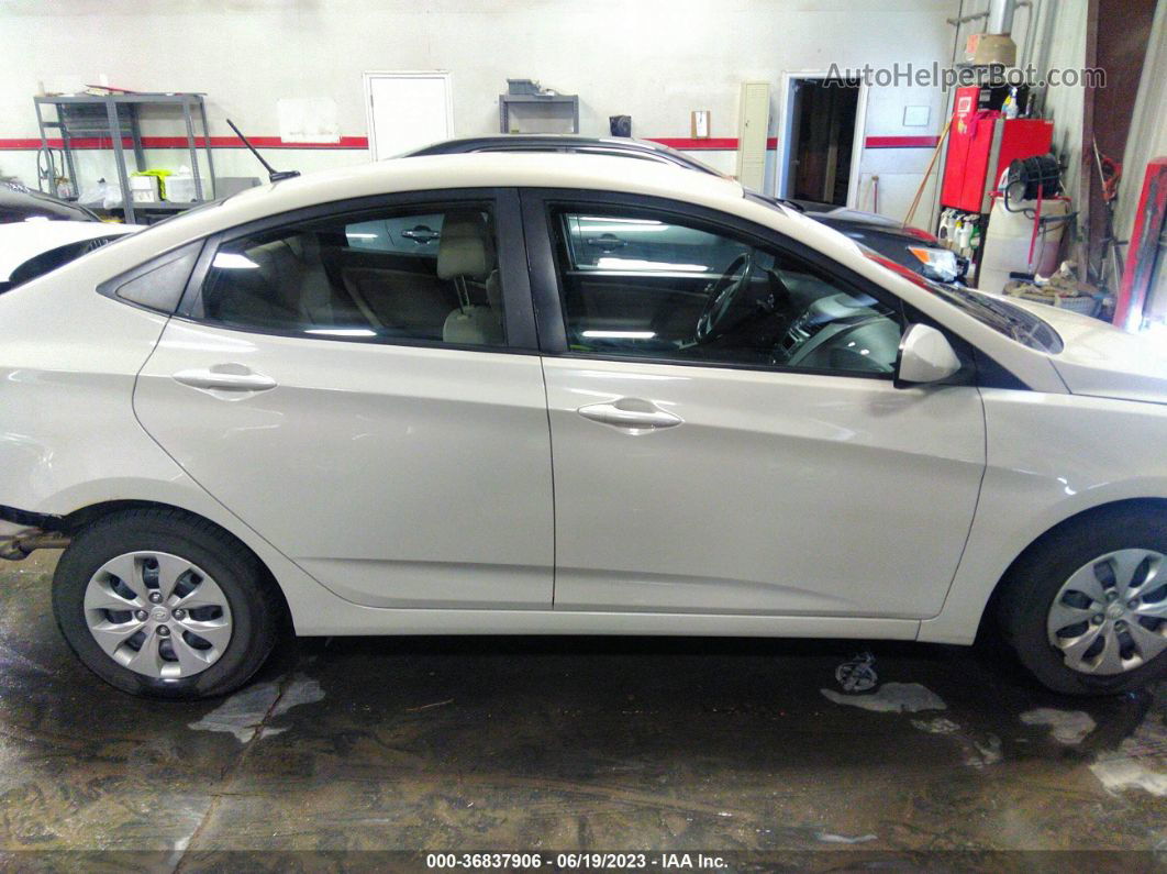 2015 Hyundai Accent Gls White vin: KMHCT4AE3FU933507