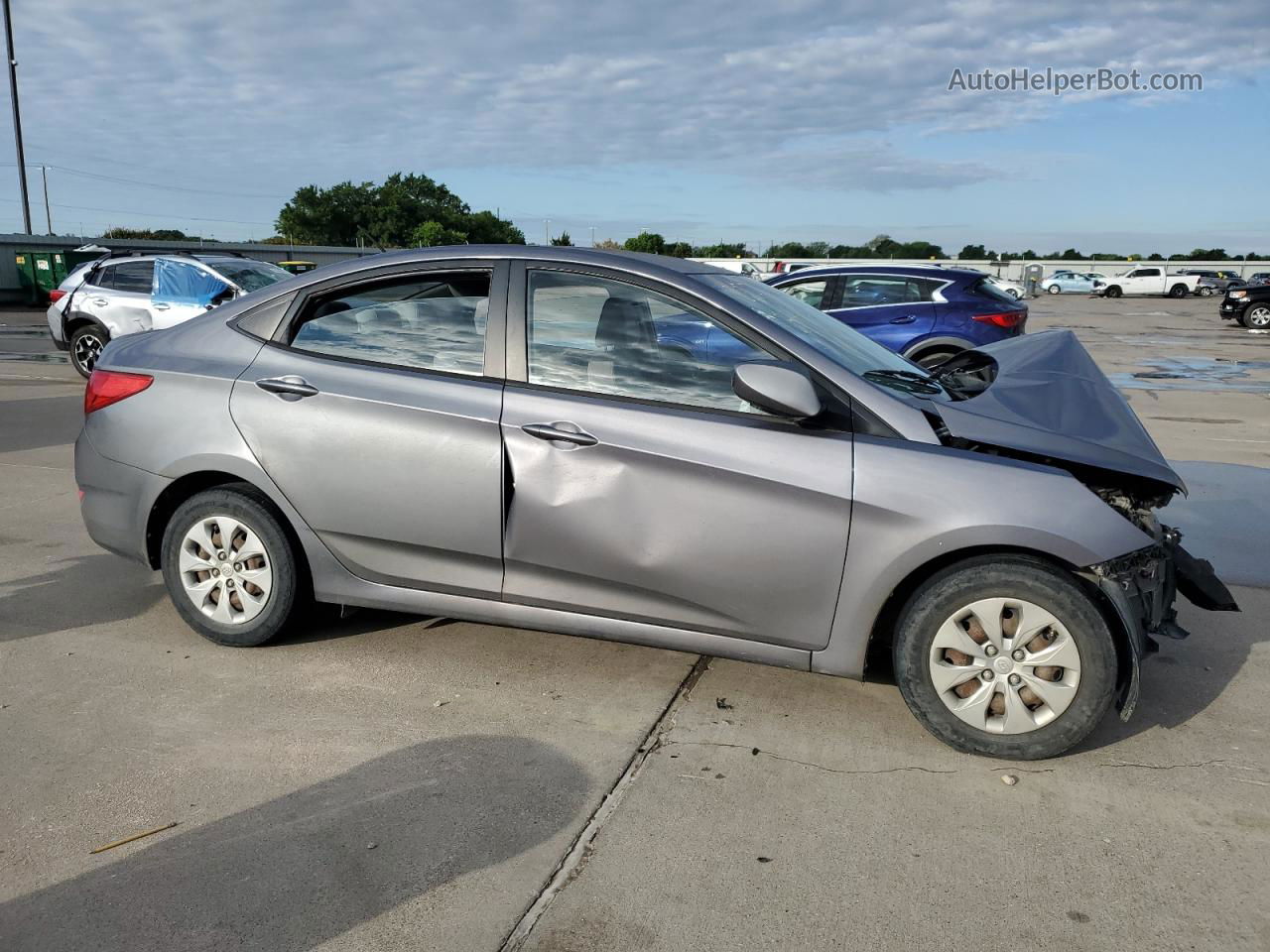 2016 Hyundai Accent Se Charcoal vin: KMHCT4AE3GU028069