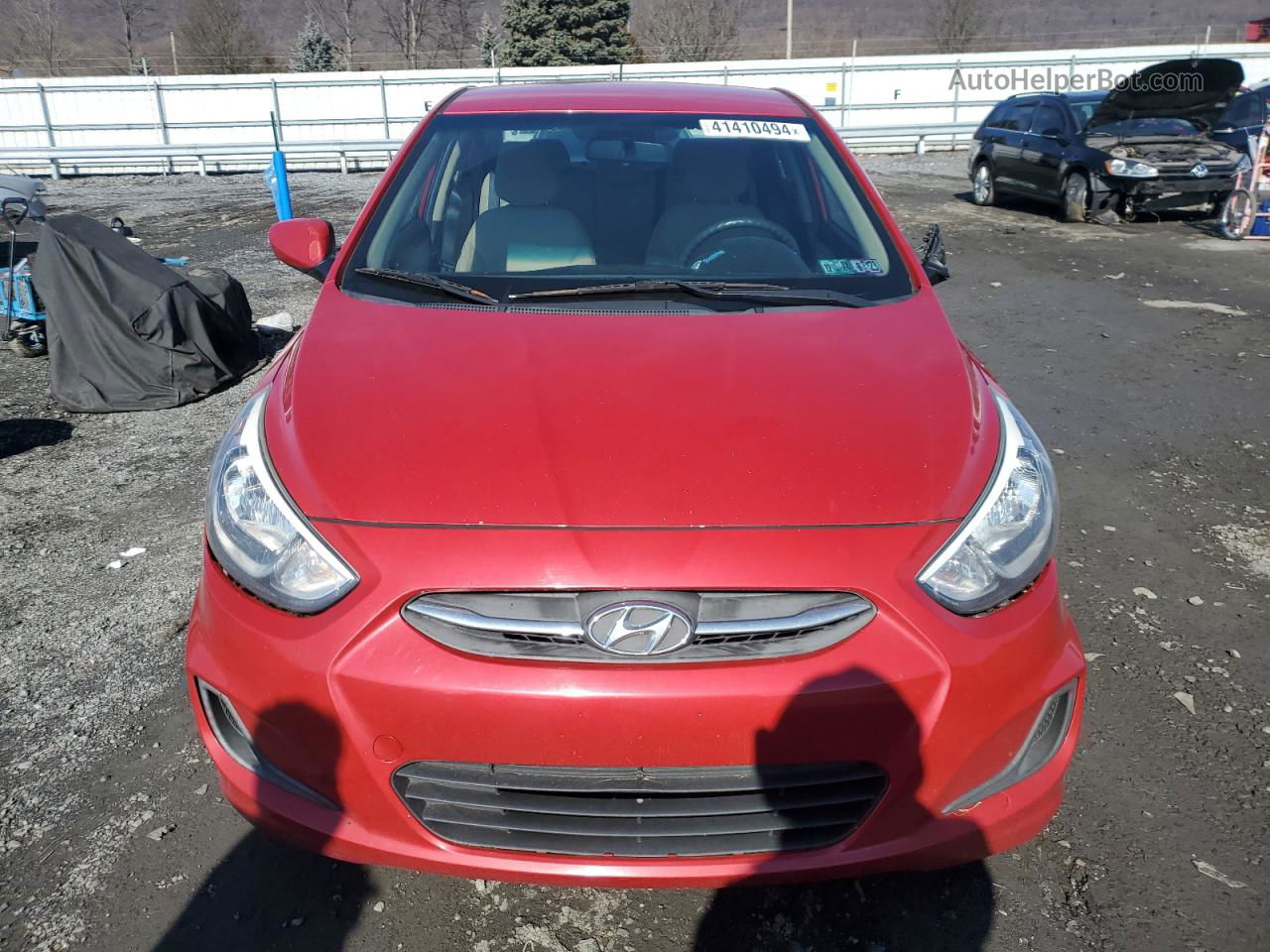 2016 Hyundai Accent Se Red vin: KMHCT4AE3GU050217