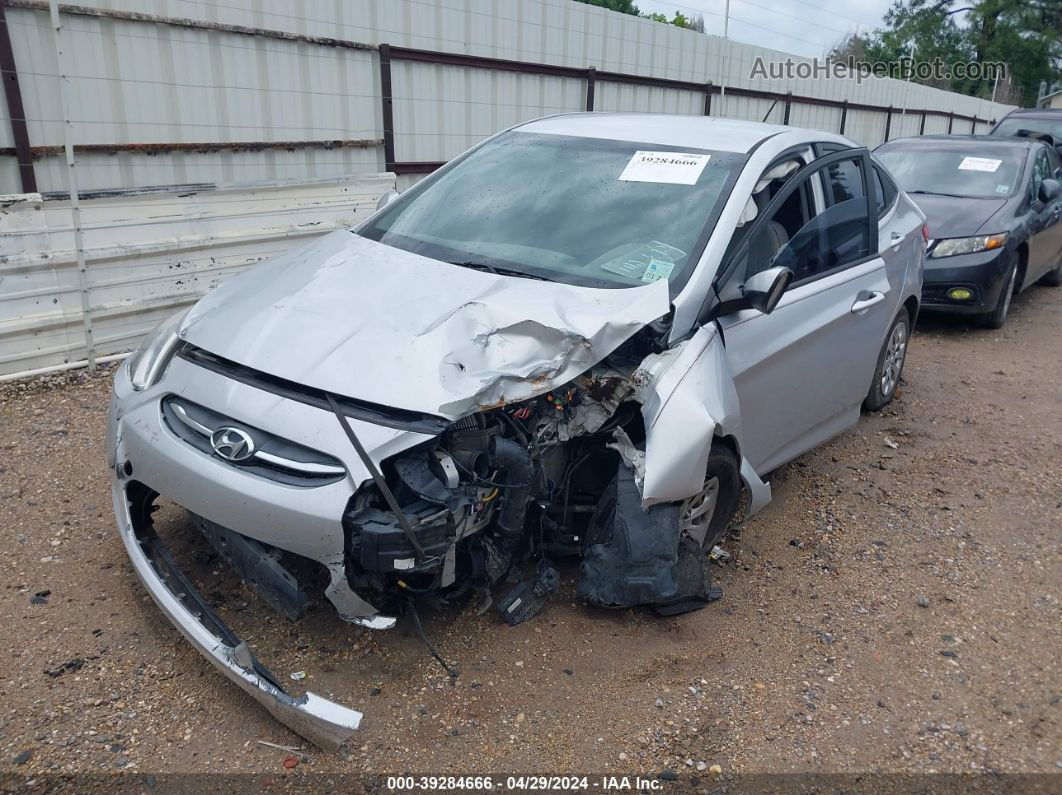 2016 Hyundai Accent Se Silver vin: KMHCT4AE3GU067728