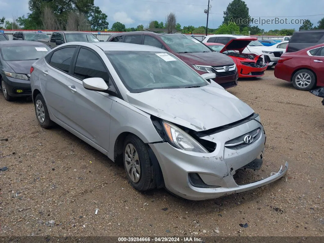 2016 Hyundai Accent Se Silver vin: KMHCT4AE3GU067728