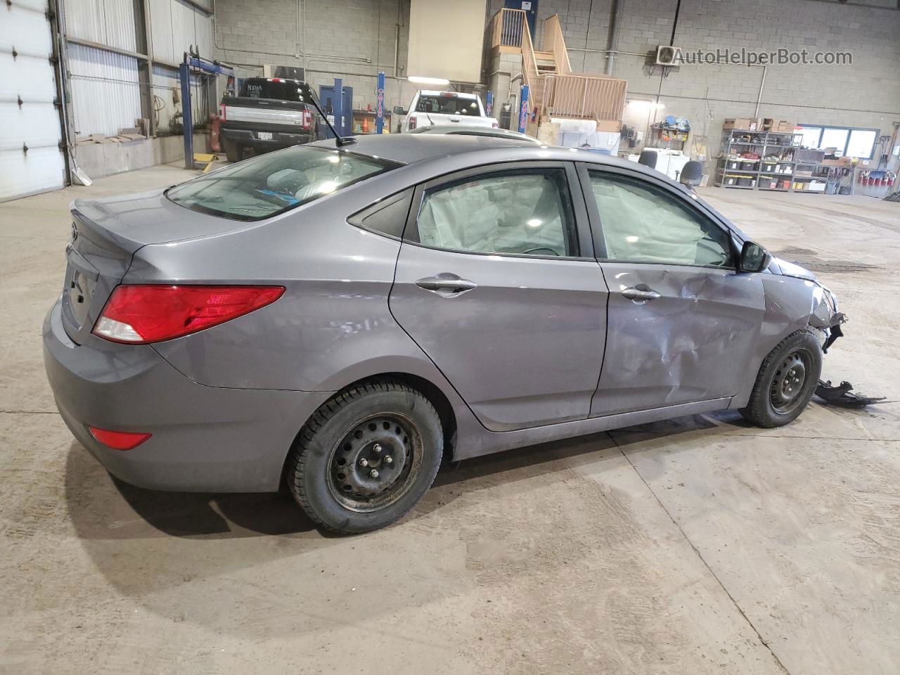 2016 Hyundai Accent Se Gray vin: KMHCT4AE3GU070998