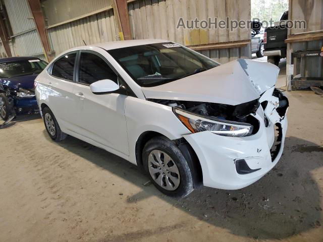 2016 Hyundai Accent Se White vin: KMHCT4AE3GU073075