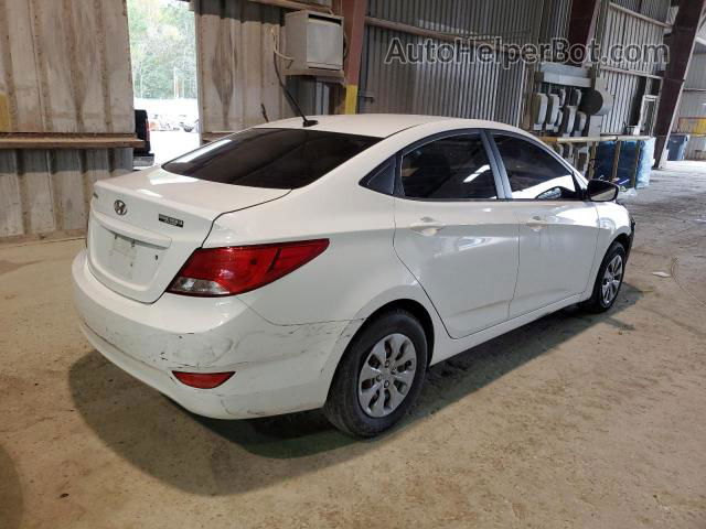 2016 Hyundai Accent Se White vin: KMHCT4AE3GU073075