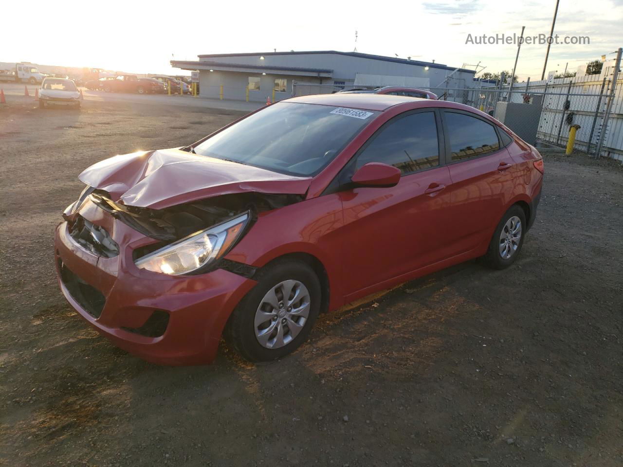 2016 Hyundai Accent Se Red vin: KMHCT4AE3GU097800