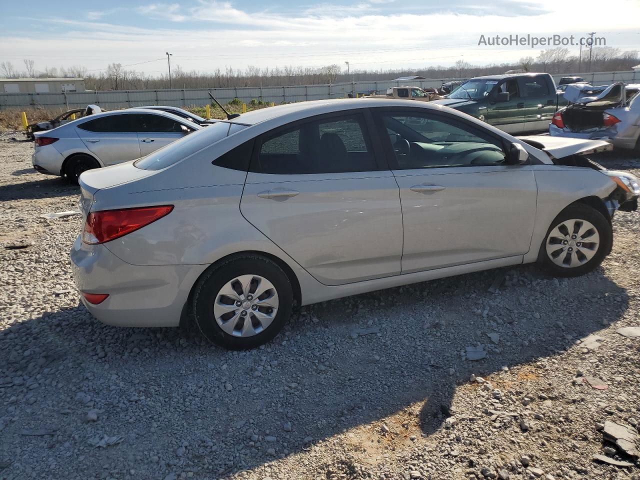 2016 Hyundai Accent Se Gray vin: KMHCT4AE3GU139107