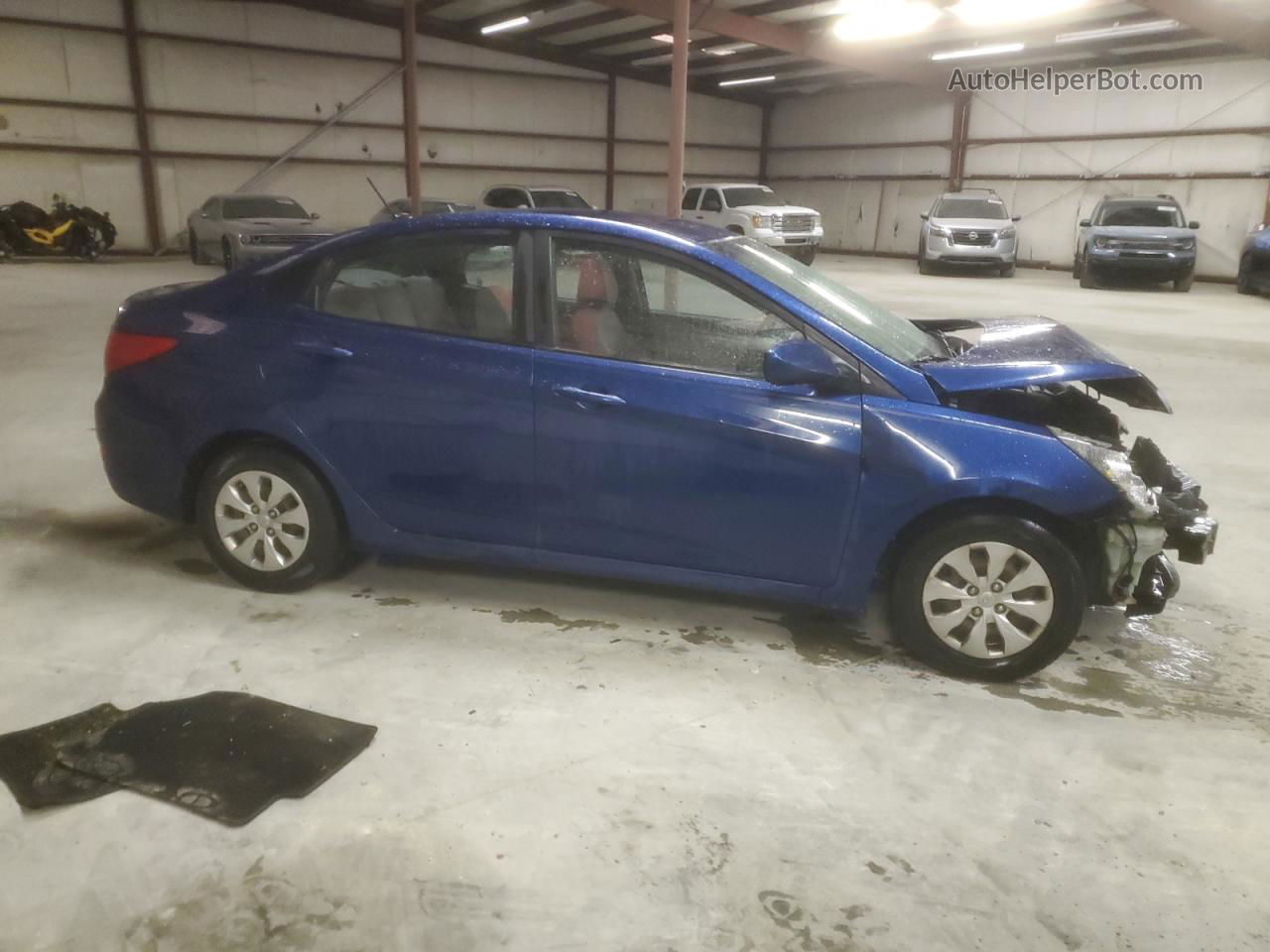 2016 Hyundai Accent Se Blue vin: KMHCT4AE3GU139155