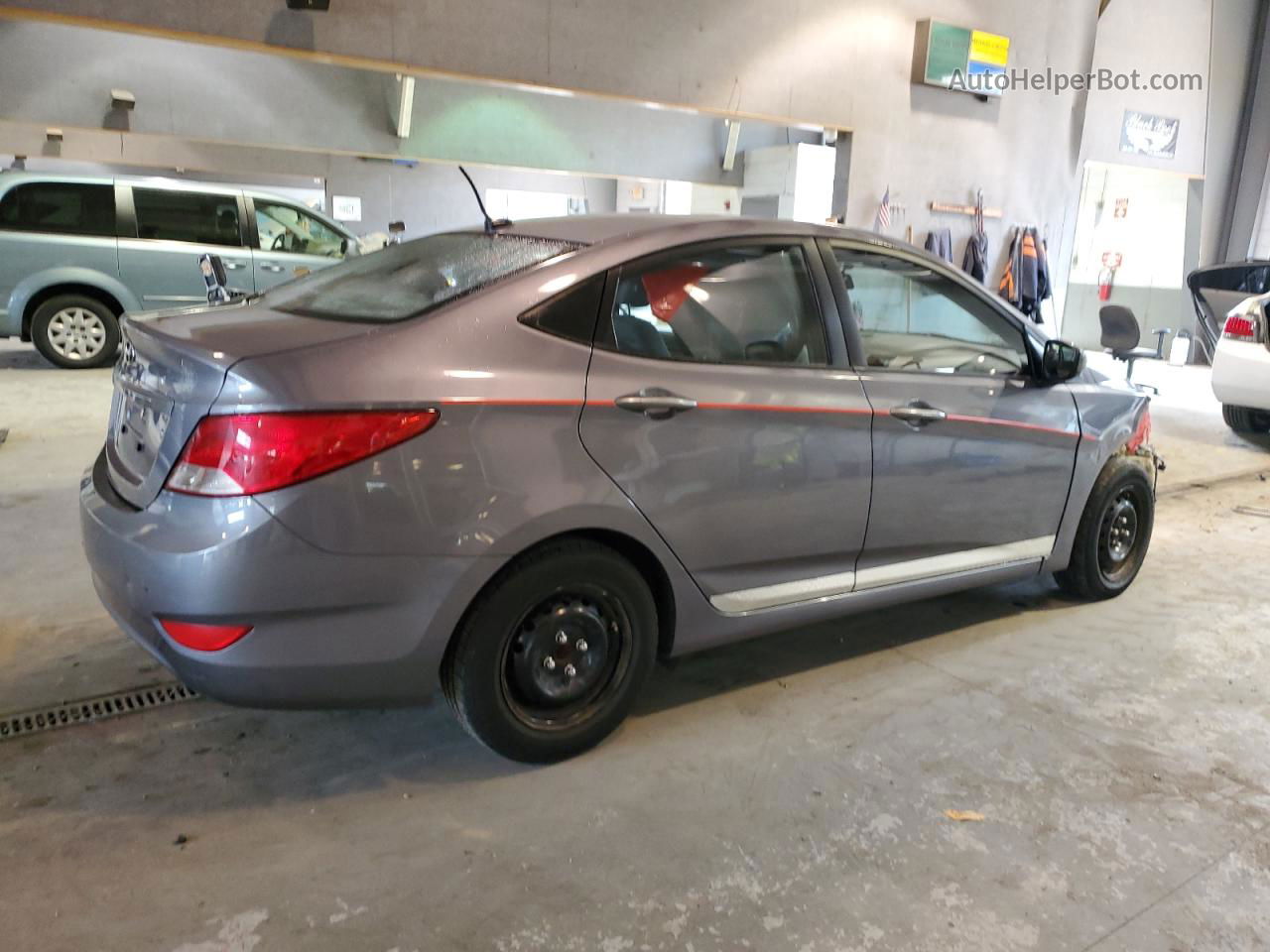 2016 Hyundai Accent Se Gray vin: KMHCT4AE3GU941950