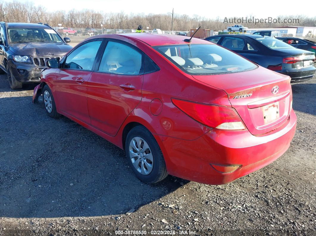 2016 Hyundai Accent Se Красный vin: KMHCT4AE3GU964760