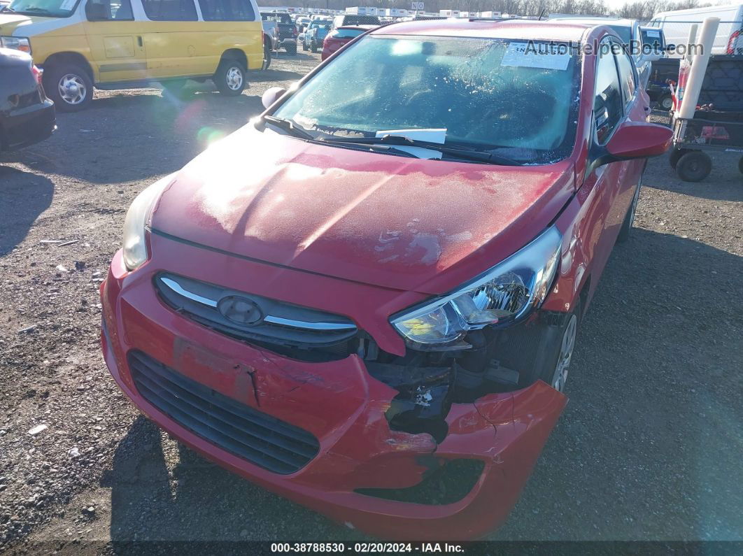 2016 Hyundai Accent Se Красный vin: KMHCT4AE3GU964760