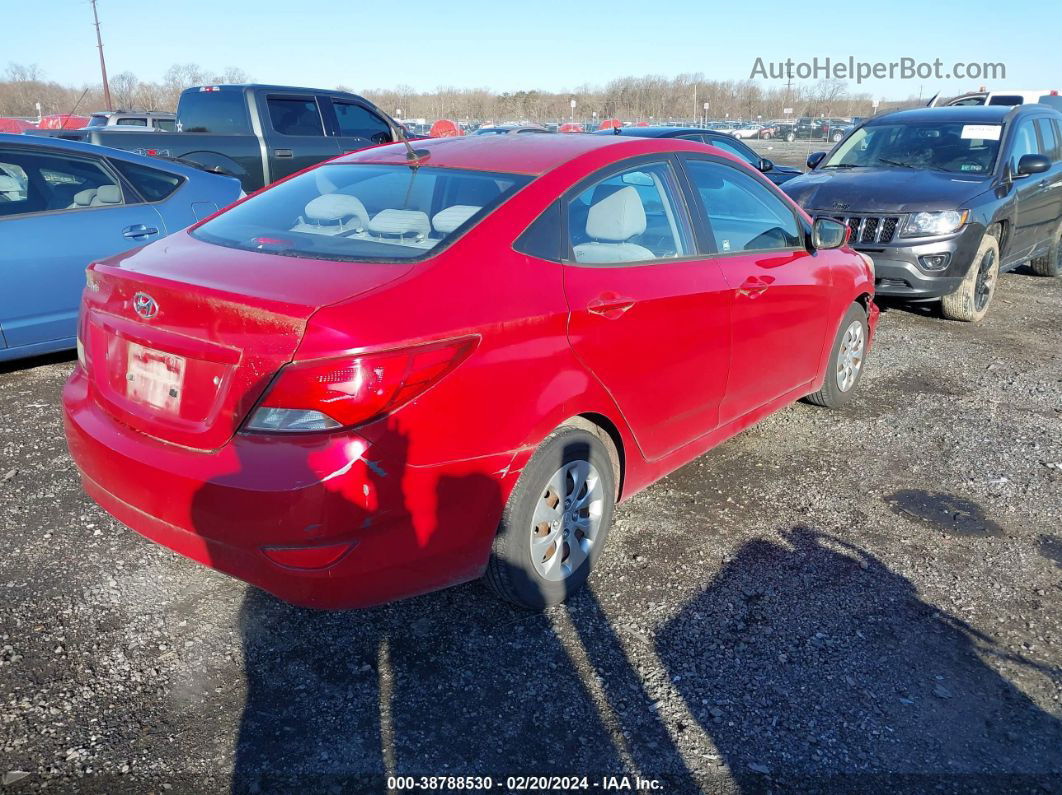 2016 Hyundai Accent Se Красный vin: KMHCT4AE3GU964760