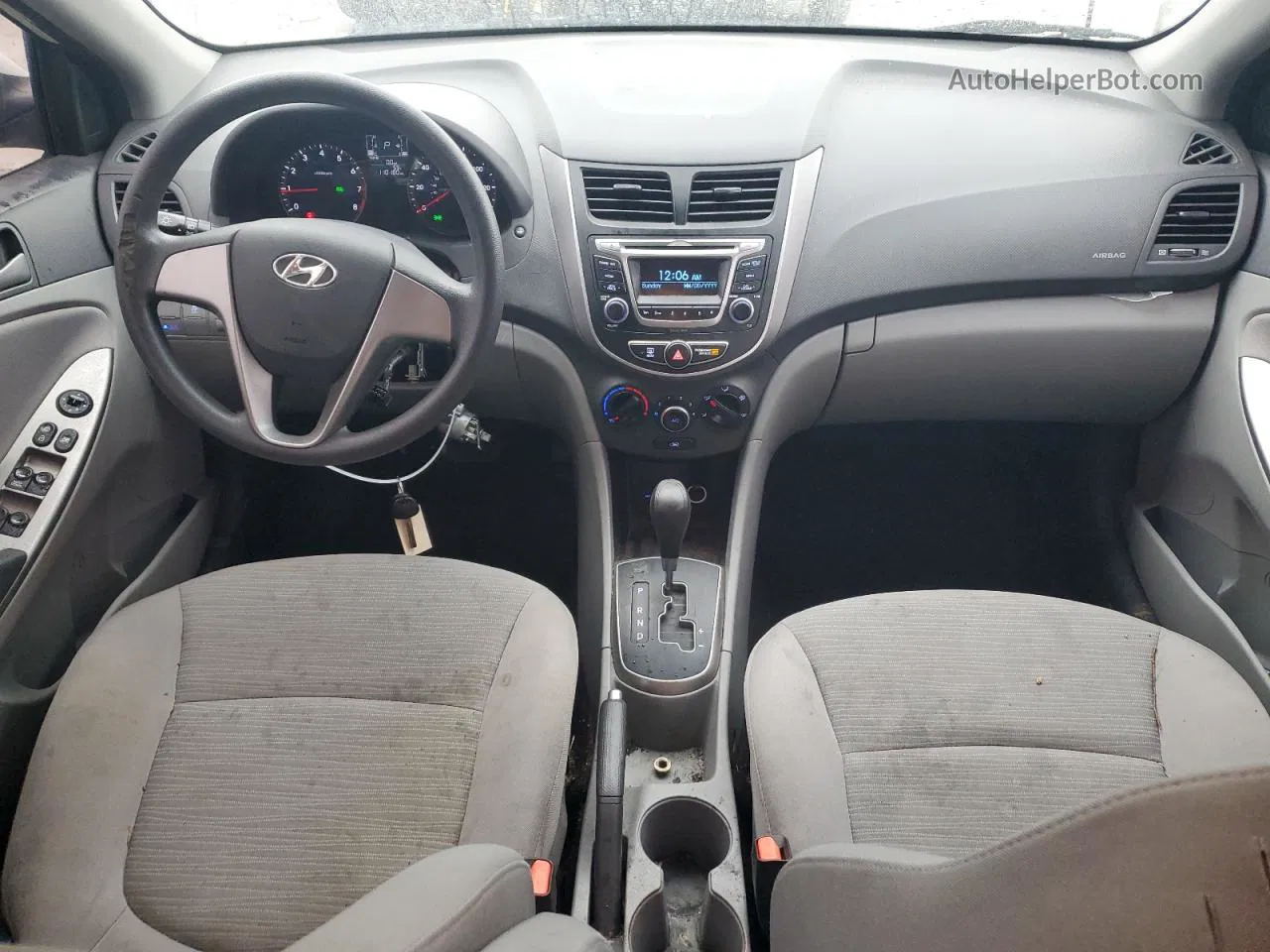 2016 Hyundai Accent Se Белый vin: KMHCT4AE3GU970249