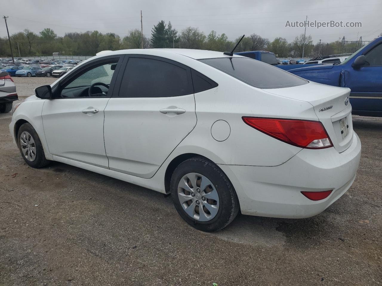 2016 Hyundai Accent Se White vin: KMHCT4AE3GU970249