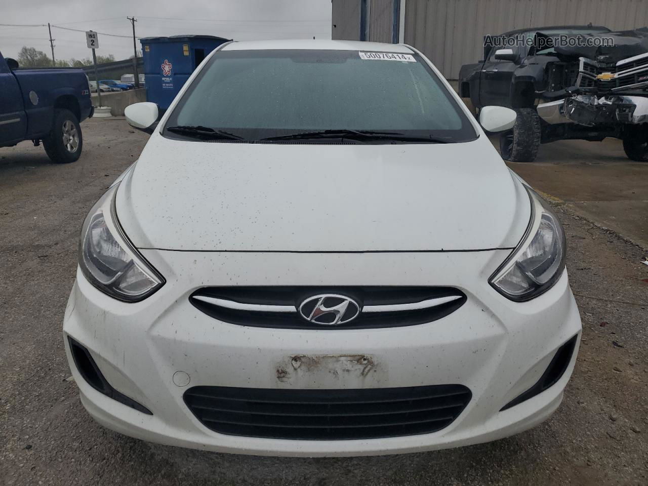 2016 Hyundai Accent Se Белый vin: KMHCT4AE3GU970249