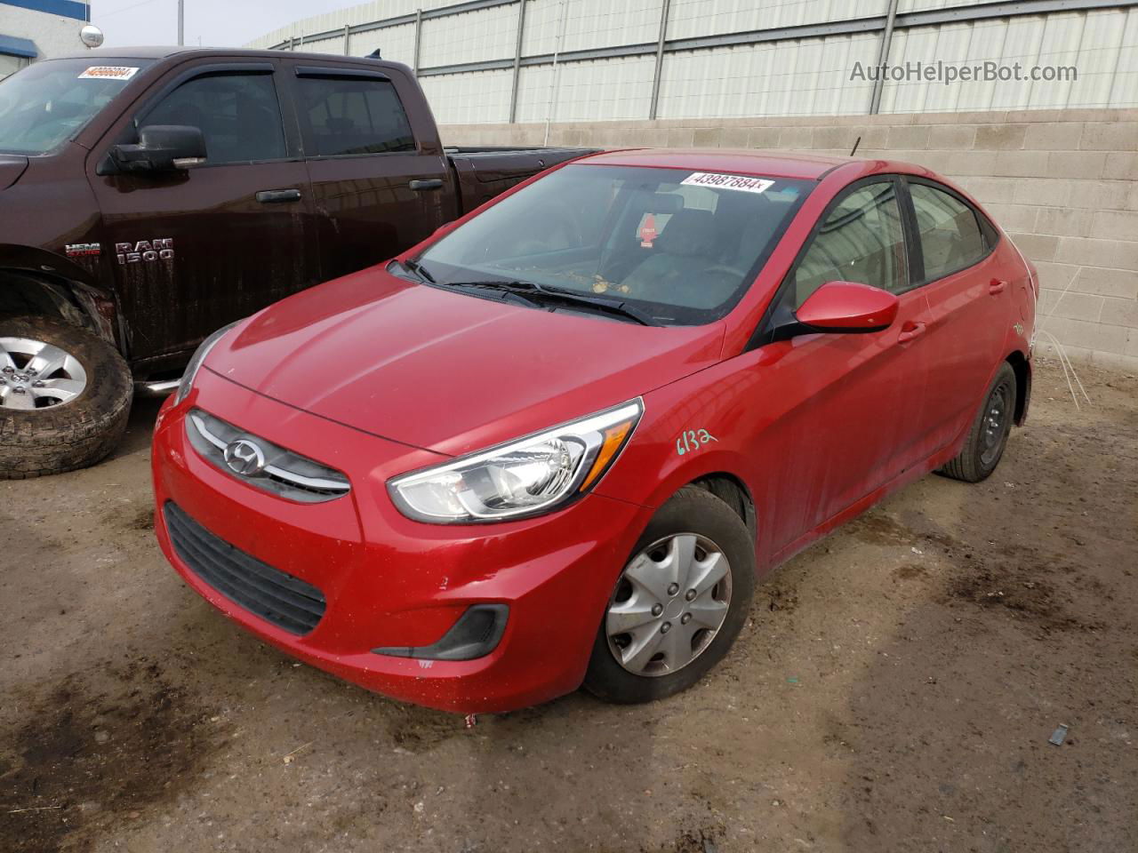 2017 Hyundai Accent Se Red vin: KMHCT4AE3HU173601