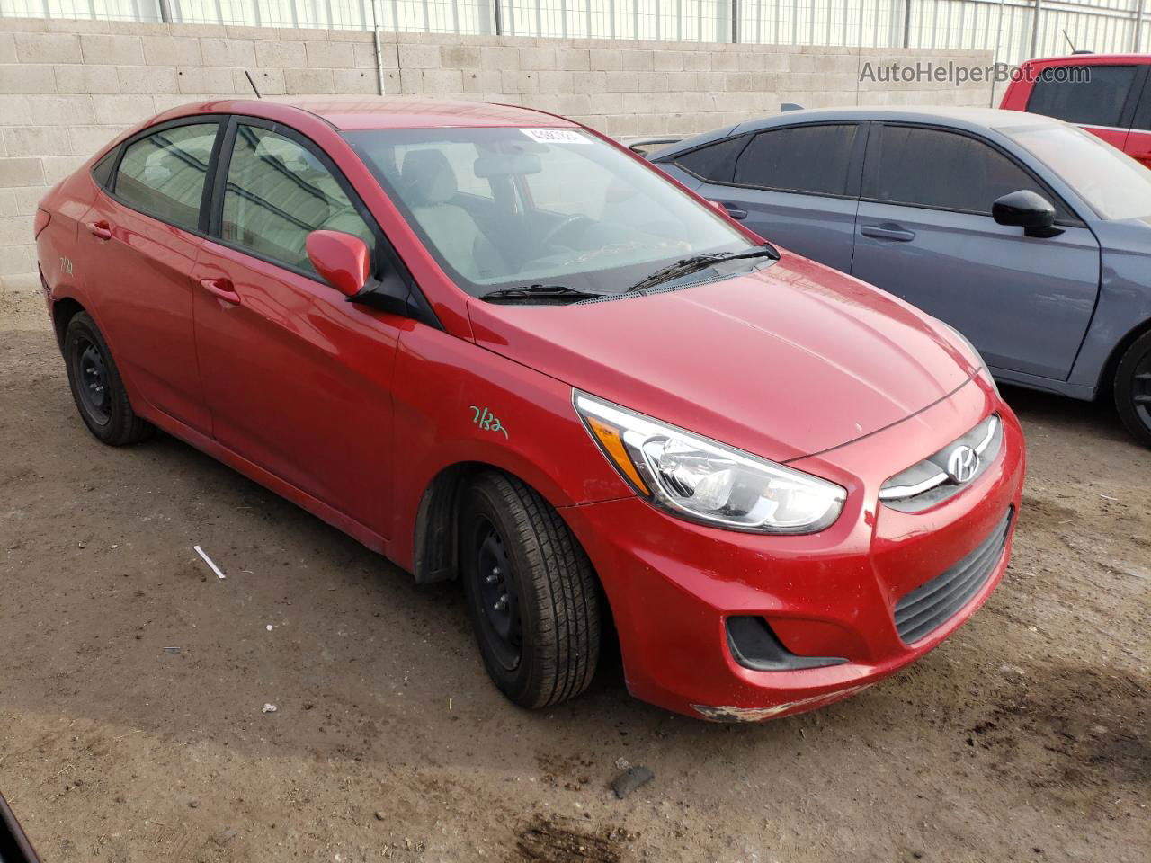 2017 Hyundai Accent Se Red vin: KMHCT4AE3HU173601